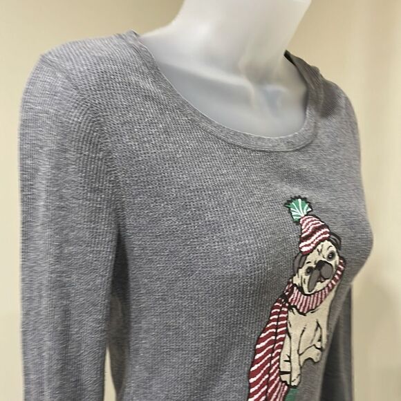NWOT Old Navy Winter Pug Top. Size S small 4/6 - Picture 3 of 7